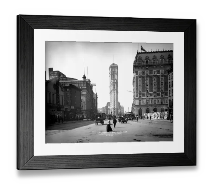 Framed Print : Times Tower and Longacre Square Framed Print : Times Tower and Longacre Square