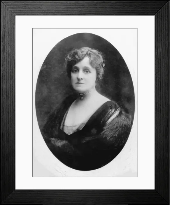 Framed Print : Edith Wharton, American Novelist Framed Print : Edith Wharton, American Novelist