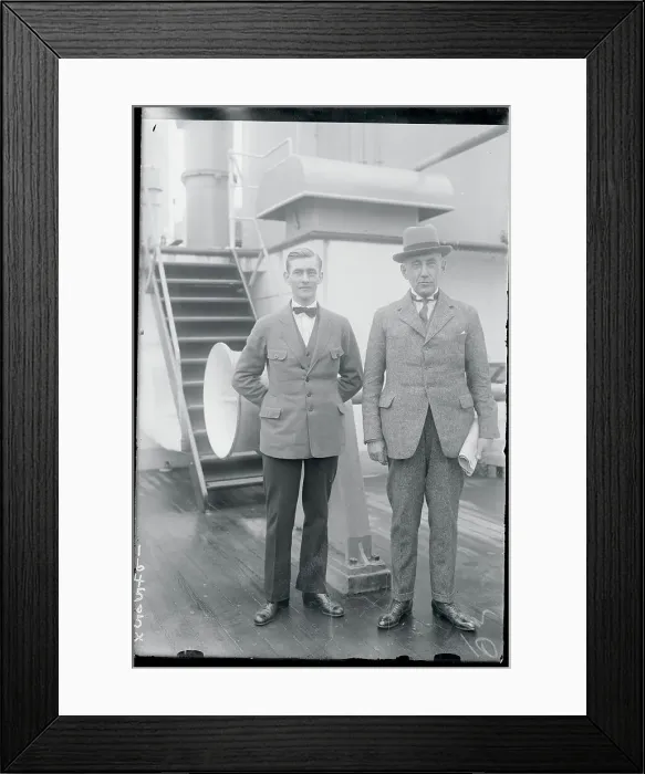 Framed Print : Oskar Omdal and Roald Amundsen Framed Print : Oskar Omdal and Roald Amundsen