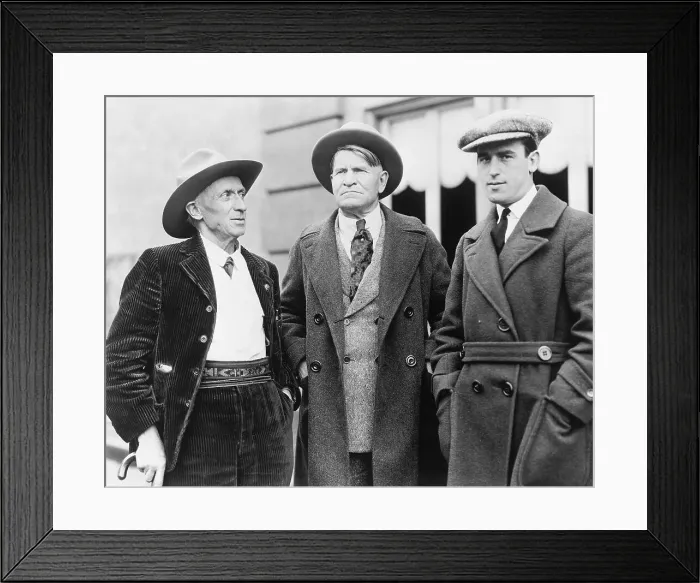 Framed Print : Harold Lloyd, artist Charles Russell and Historian Charles Lummis Framed Print : Harold Lloyd, artist Charles Russell and Historian Charles Lummis