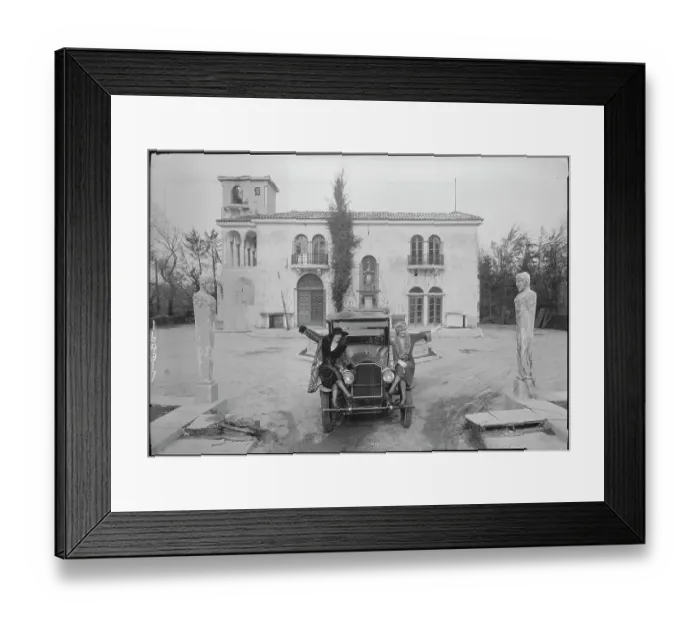 Framed Print : Miss DuPont and Woman on the Set of Foolish Wives Framed Print : Miss DuPont and Woman on the Set of Foolish Wives