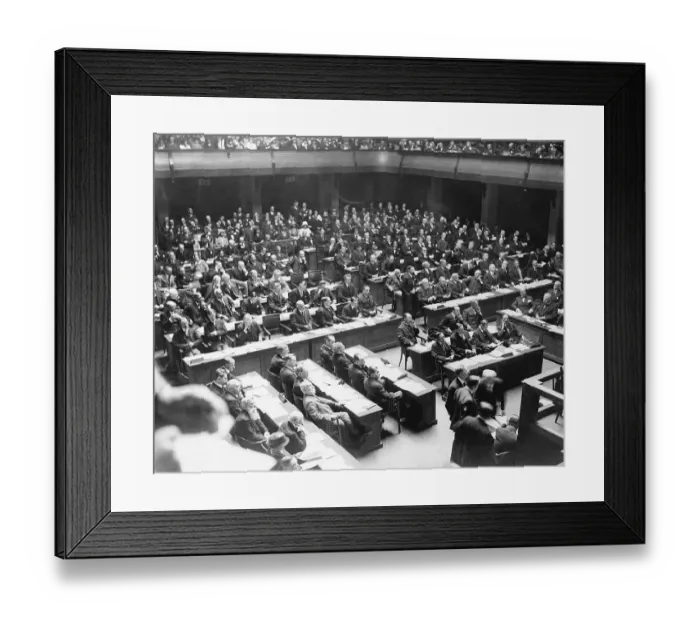 Framed Print : League of Nations Conference Framed Print : League of Nations Conference