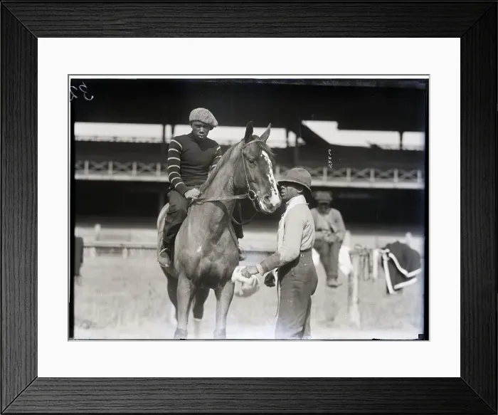 Framed Print : Polo Player Seated on Horse Framed Print : Polo Player Seated on Horse