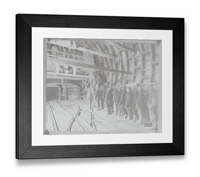 Framed Print : Workmen Lining Up for Pay Framed Print : Workmen Lining Up for Pay