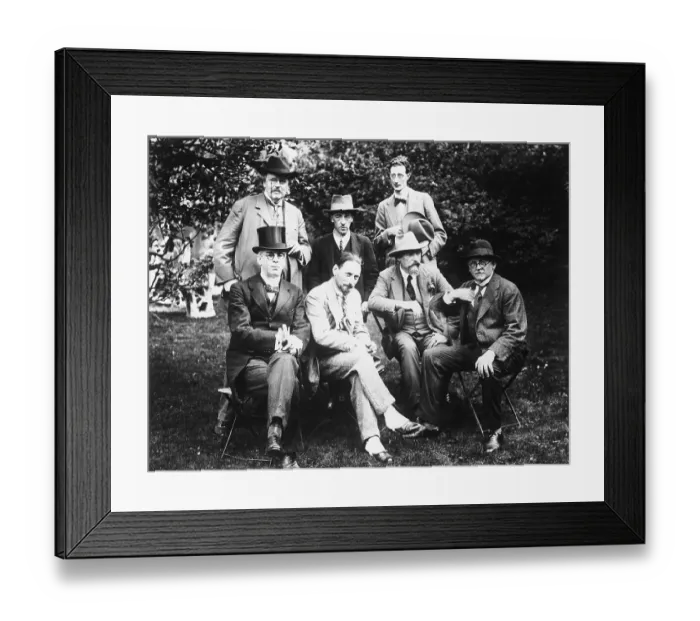 Framed Print : Literary Garden Party Framed Print : Literary Garden Party