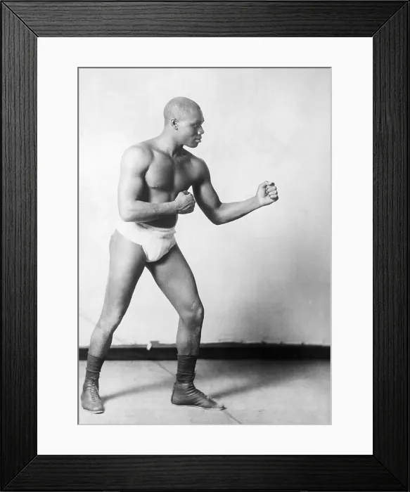 Framed Print : Sam Langford Posing Full Length Framed Print : Sam Langford Posing Full Length