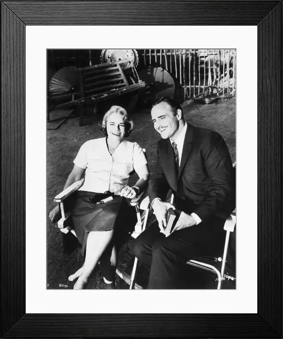 Framed Print : Portrait of Marlon and Jocelyn Brando Framed Print : Portrait of Marlon and Jocelyn Brando