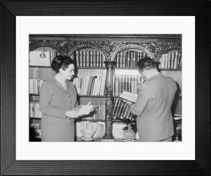 Framed Print : Josip Broz Tito with His Wife Jovanka Framed Print : Josip Broz Tito with His Wife Jovanka