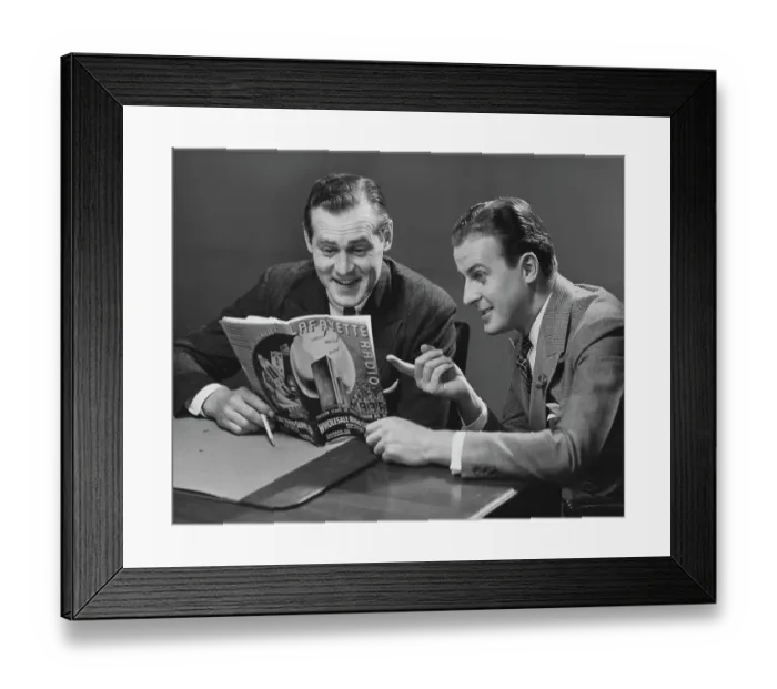 Framed Print : Radio Lovers Framed Print : Radio Lovers