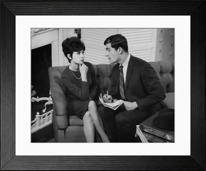 Framed Print : Serious Conversation Framed Print : Serious Conversation