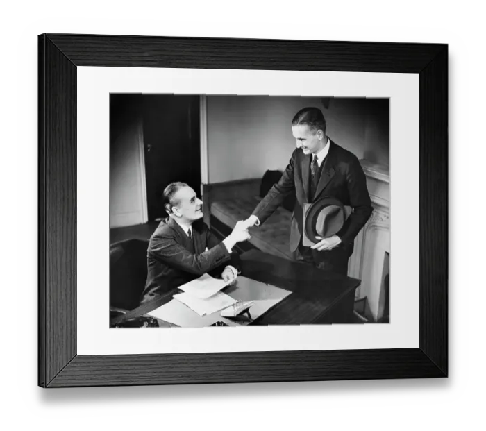 Framed Print : Business Talk