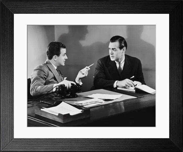 Framed Print : Office Meeting Framed Print : Office Meeting