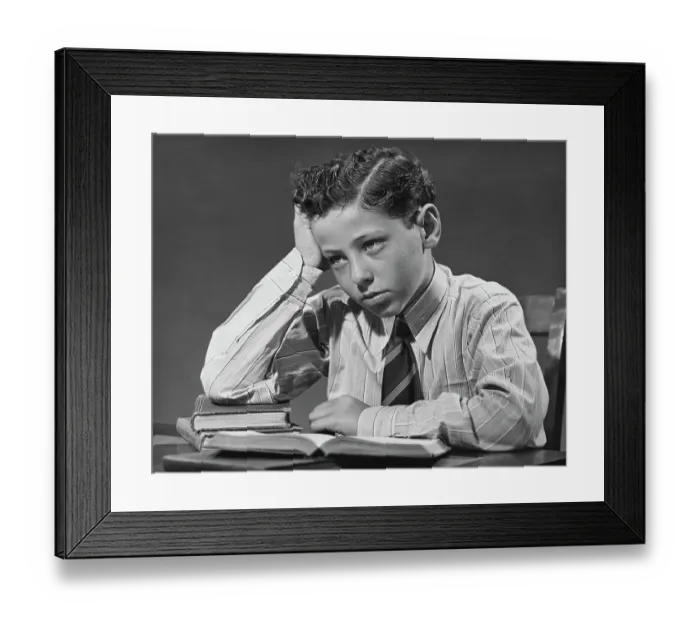 Framed Print : Boring Lesson