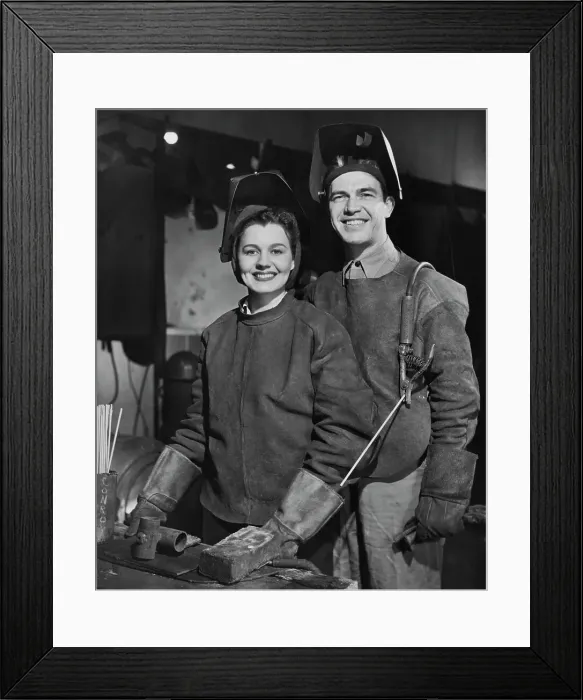 Framed Print : Welders At Work Framed Print : Welders At Work