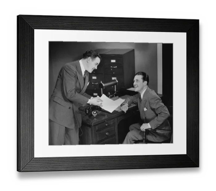 Framed Print : Office Larks Framed Print : Office Larks