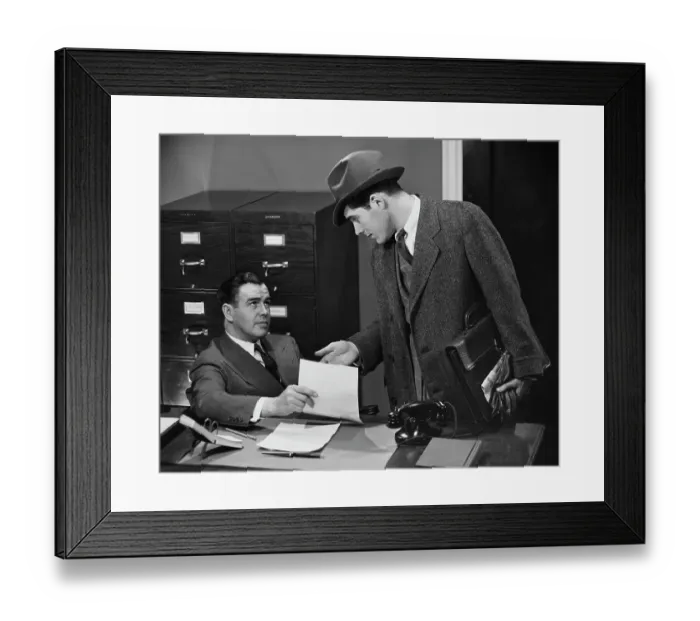Framed Print : Business Talk Framed Print : Business Talk