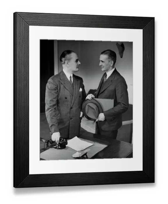 Framed Print : Business Talk
