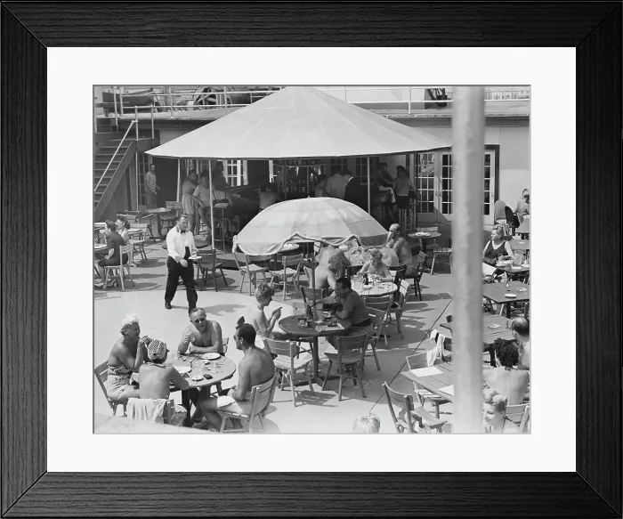 Framed Print : Atlantic Beach Club Framed Print : Atlantic Beach Club