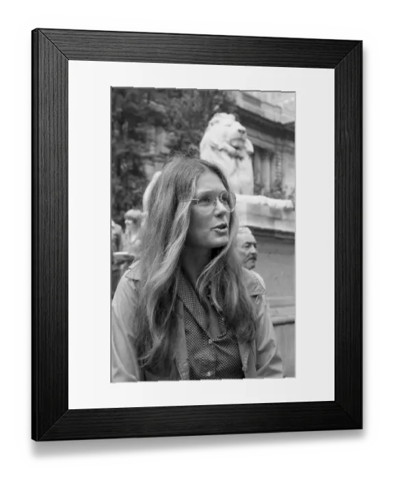 Framed Print : Gloria Steinem