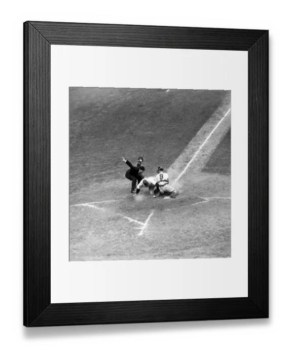 Framed Print : Safe! Cries the Ump Framed Print : Safe! Cries the Ump