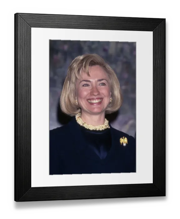 Framed Print : Hillary Clinton