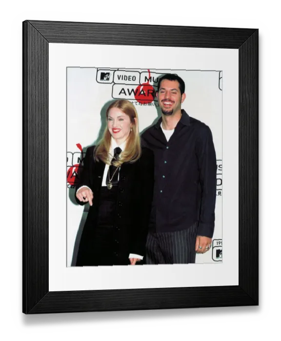 Framed Print : Madonna and Guy Osceary Framed Print : Madonna and Guy Osceary