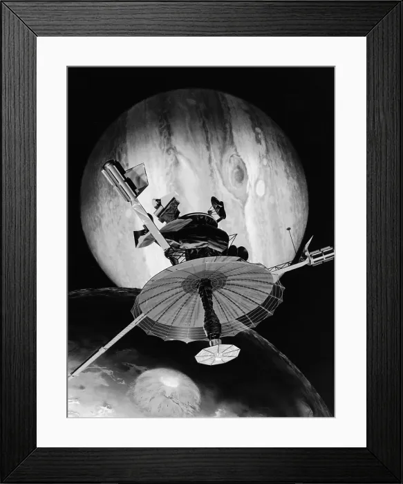 Framed Print : Galileo Over Io Framed Print : Galileo Over Io
