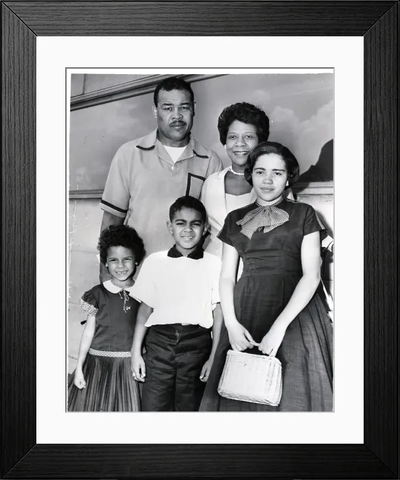 Framed Print : Joe Louis and Family Framed Print : Joe Louis and Family