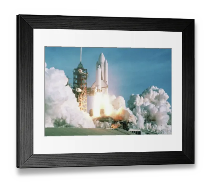 Framed Print : Launch of Space Shuttle Columbia Framed Print : Launch of Space Shuttle Columbia