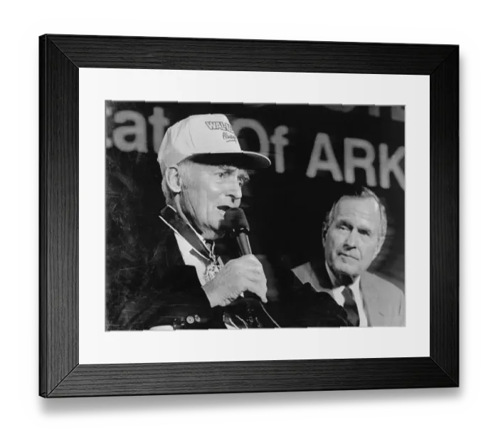 Framed Print : Sam Walton Receiving Award Framed Print : Sam Walton Receiving Award
