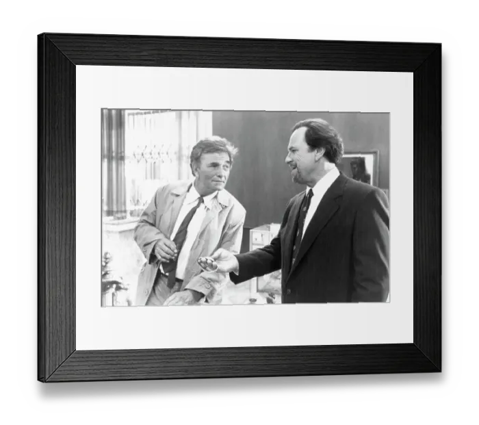 Framed Print : Peter Falk and Rip Torn in Scene from Columbo Framed Print : Peter Falk and Rip Torn in Scene from Columbo