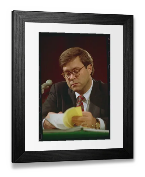 Framed Print : Portrait of William Barr Framed Print : Portrait of William Barr