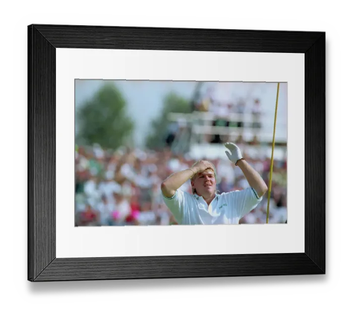 Framed Print : John Daly Lifting His Arms in the Air Framed Print : John Daly Lifting His Arms in the Air