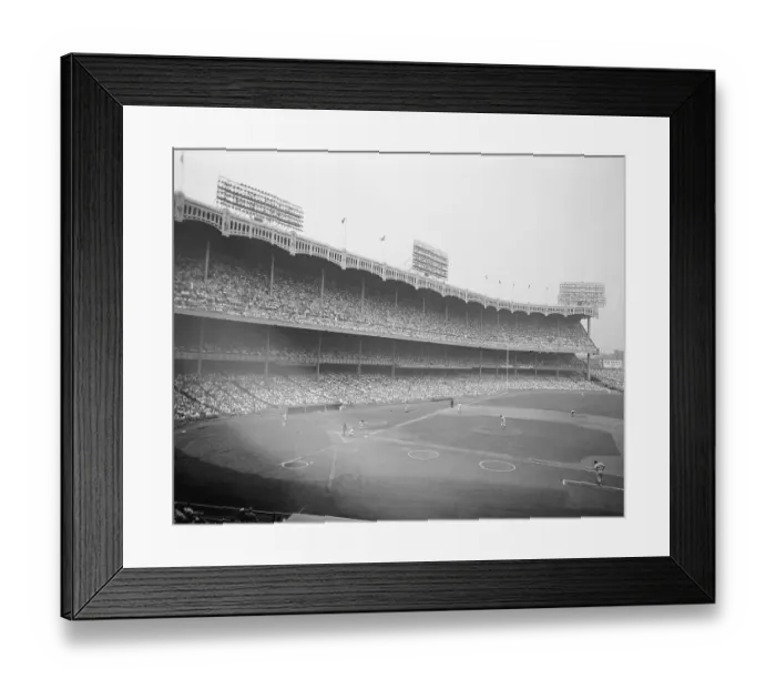 Framed Print : Crowd at Yankee Stadium Framed Print : Crowd at Yankee Stadium