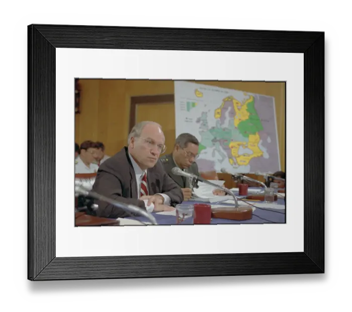 Framed Print : Richard Cheney Testifying Framed Print : Richard Cheney Testifying