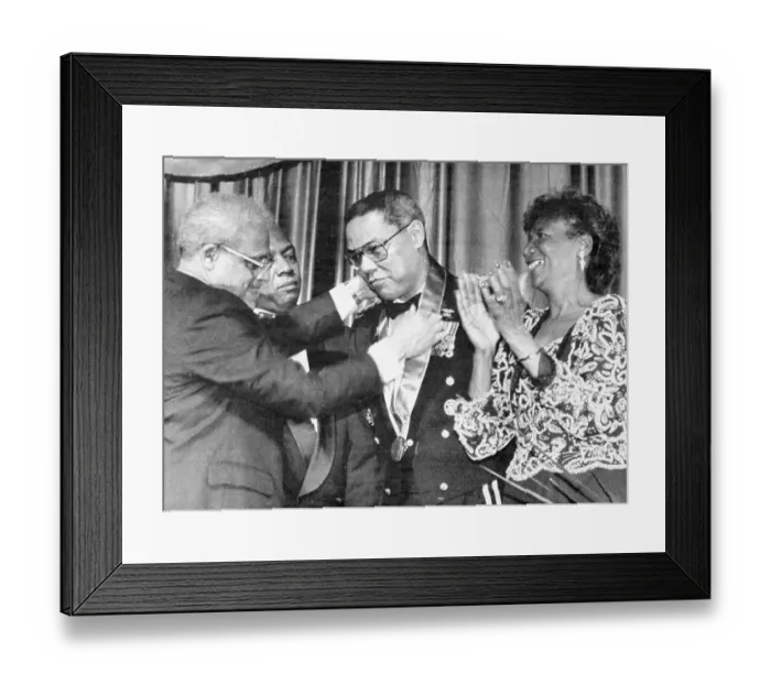 Framed Print : General Colin Powell Receiving NAACP Award Framed Print : General Colin Powell Receiving NAACP Award