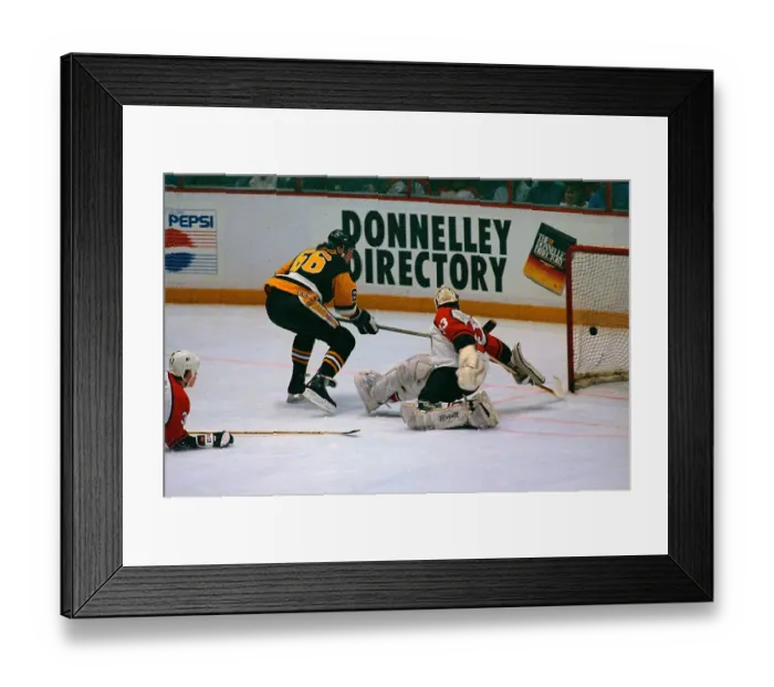 Framed Print : Strong Hockey Action Between Flyers and Penguin Players Framed Print : Strong Hockey Action Between Flyers and Penguin Players