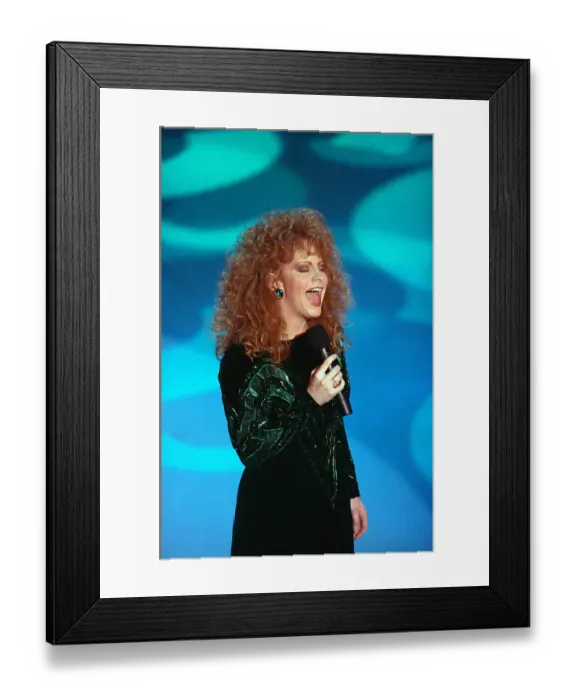 Framed Print : Reba McEntire Performing at Oscars Framed Print : Reba McEntire Performing at Oscars