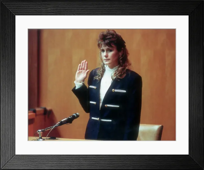 Framed Print : Pamela Smart Being Sworn In Framed Print : Pamela Smart Being Sworn In