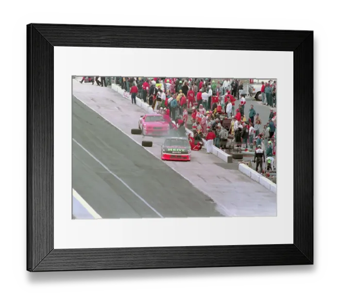 Framed Print : Clay Young Escaping Departing Race Cars Framed Print : Clay Young Escaping Departing Race Cars