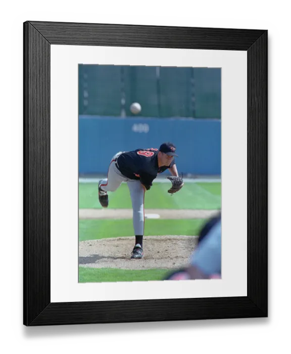 Framed Print : Ben McDonald Pitching Framed Print : Ben McDonald Pitching