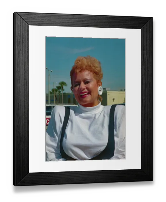 Framed Print : Portrait of Tammy Faye Bakker Framed Print : Portrait of Tammy Faye Bakker