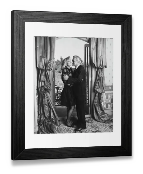 Framed Print : Linda Evans and John Forsyth