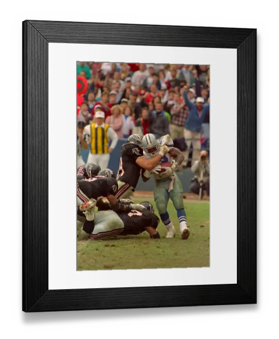 Framed Print : Emmitt Smith Tackled in Endzone Framed Print : Emmitt Smith Tackled in Endzone