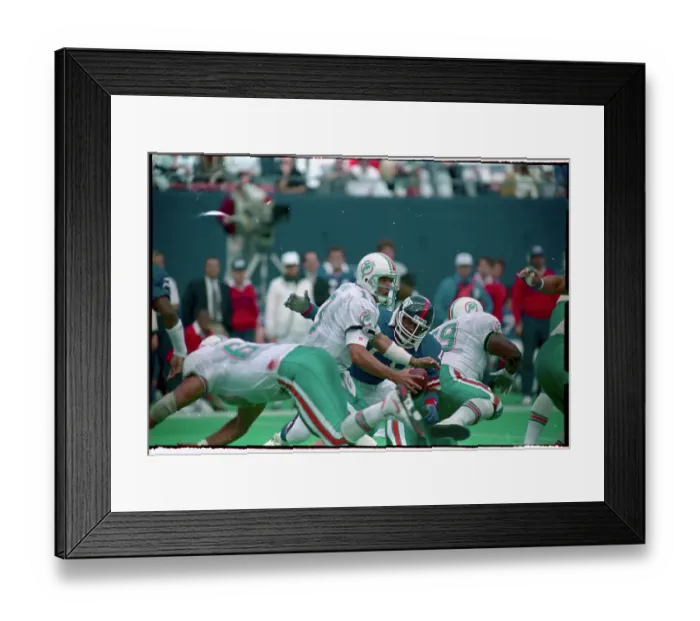 Framed Print : Dan Marino Throwing Football Framed Print : Dan Marino Throwing Football