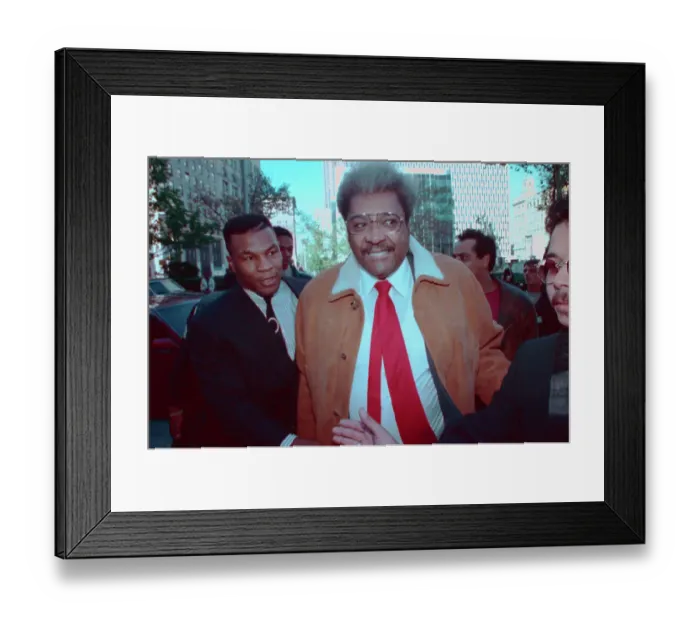 Framed Print : Mike Tyson Meeting Public Framed Print : Mike Tyson Meeting Public