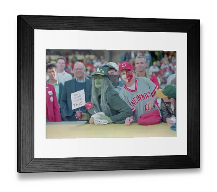 Framed Print : Cincinnati Fans Supporting Team Framed Print : Cincinnati Fans Supporting Team