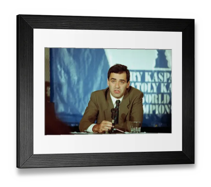 Framed Print : Garry Kasparov During Press Conference Framed Print : Garry Kasparov During Press Conference