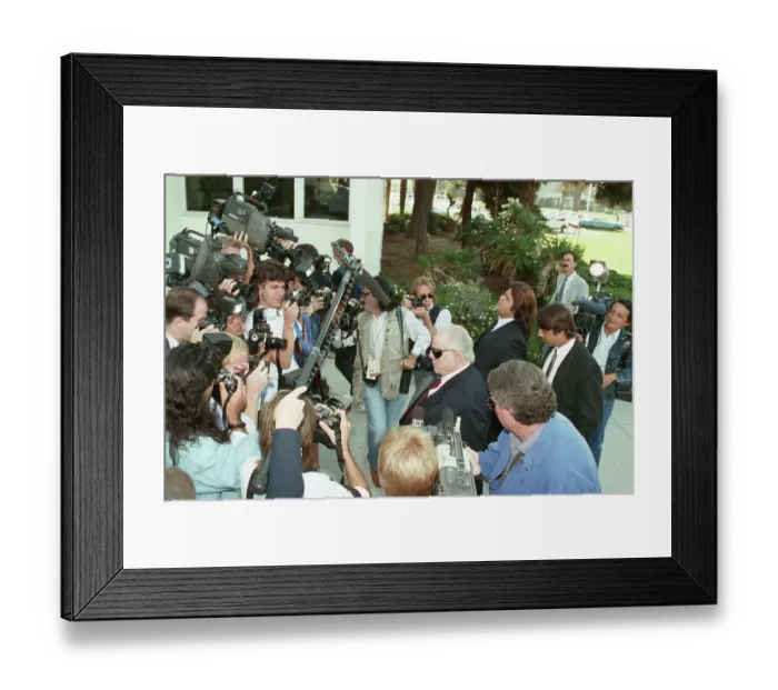 Framed Print : Photographers Mob Marlon Brando Framed Print : Photographers Mob Marlon Brando