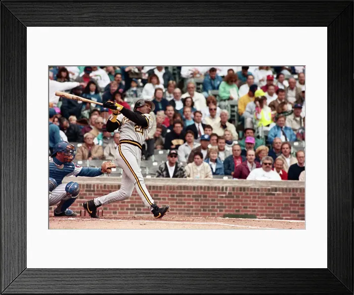 Framed Print : Berry Bonds Hitting Homerun Framed Print : Berry Bonds Hitting Homerun